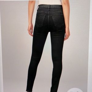 Abercrombie & Fitch Black Simone Stretch Denim High Rise Super Skinny Jeans